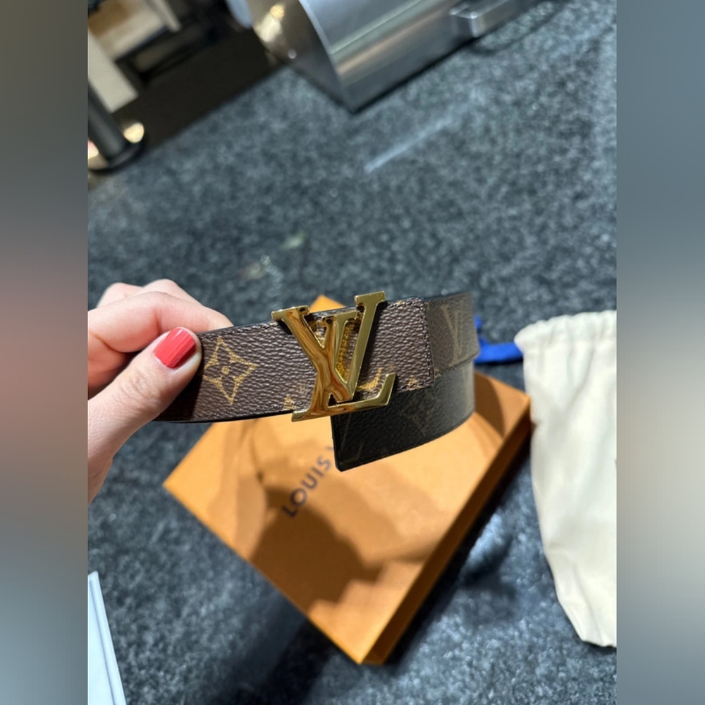 Louis Vuitton Monogram Brown Reversible Belt